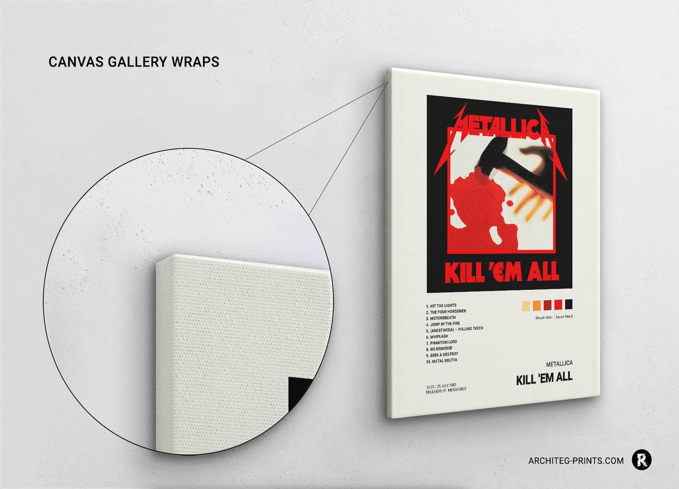 Metallica - Kill Em All Music Album Poster | Architeg Prints